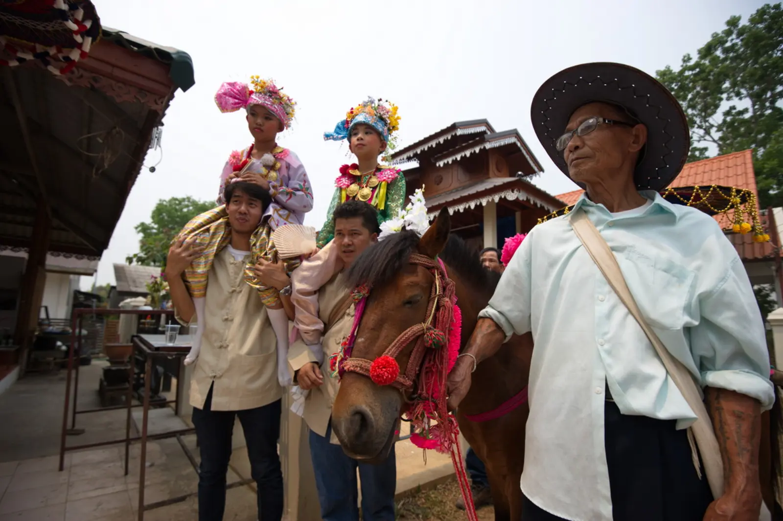 Illustrative northern Thai festival attire